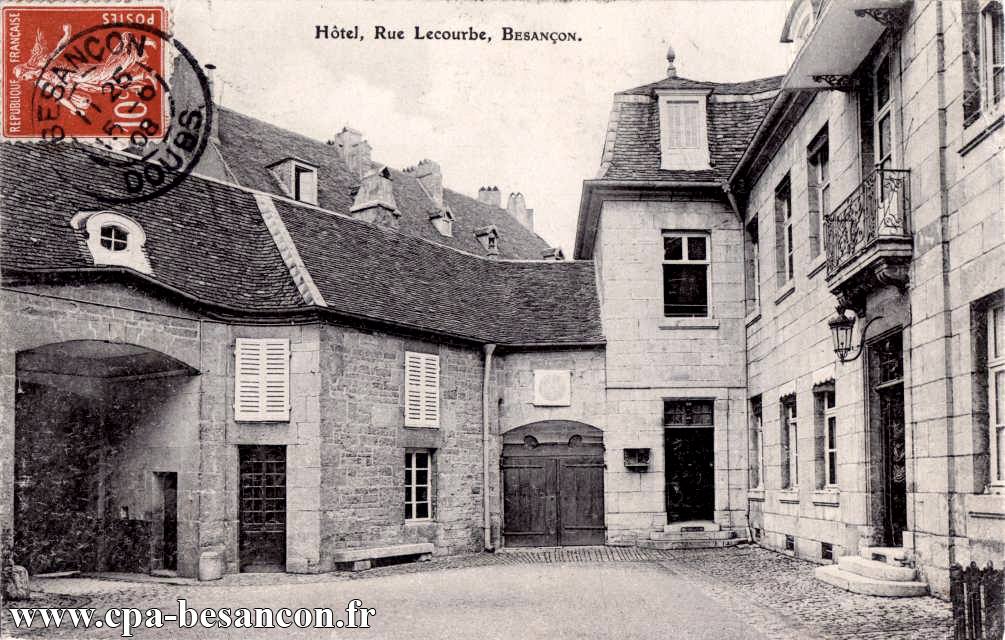 Hôtel, Rue Lecourbe, Besançon.